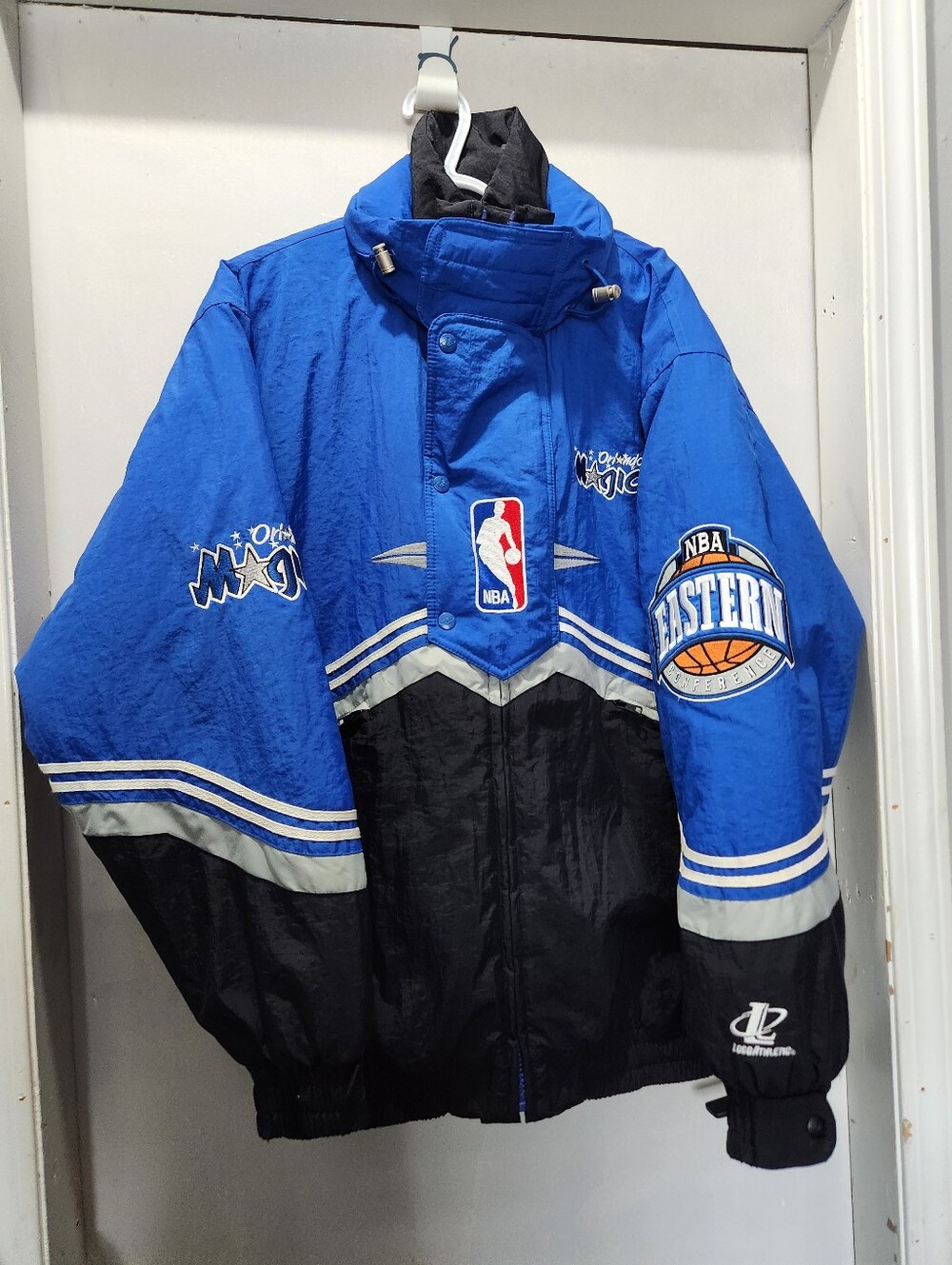 Official NBA Eastern Conference Jacket - Blue & Black Rare Hard To Find
